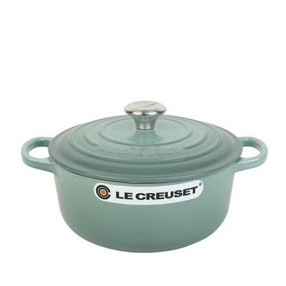 طنجرة Signature Cocotte Rondo | من حديد الزهر Cast Iron المطلي بالمينا عالي الجودة | عدة أحجام وألوان مميزة | من العلامة التجارية الفرنسية Le Creuset | صنع في فرنسا
