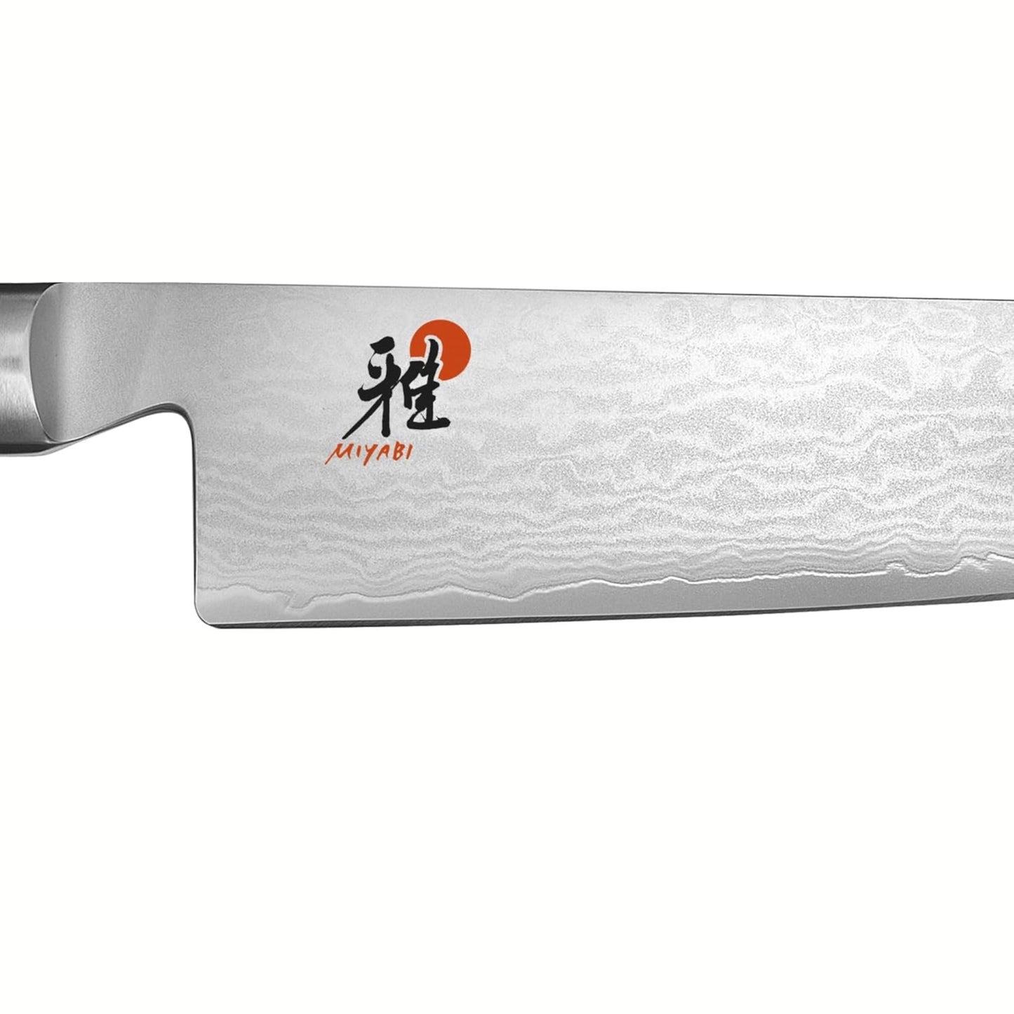 سكين MIYABI 5000FCD الاحترافية – فولاذ FC61 بطبقات Damascus ومقبض من خشب Pakkawood الأسود لأداء طهي احترافي – صنع في اليابان