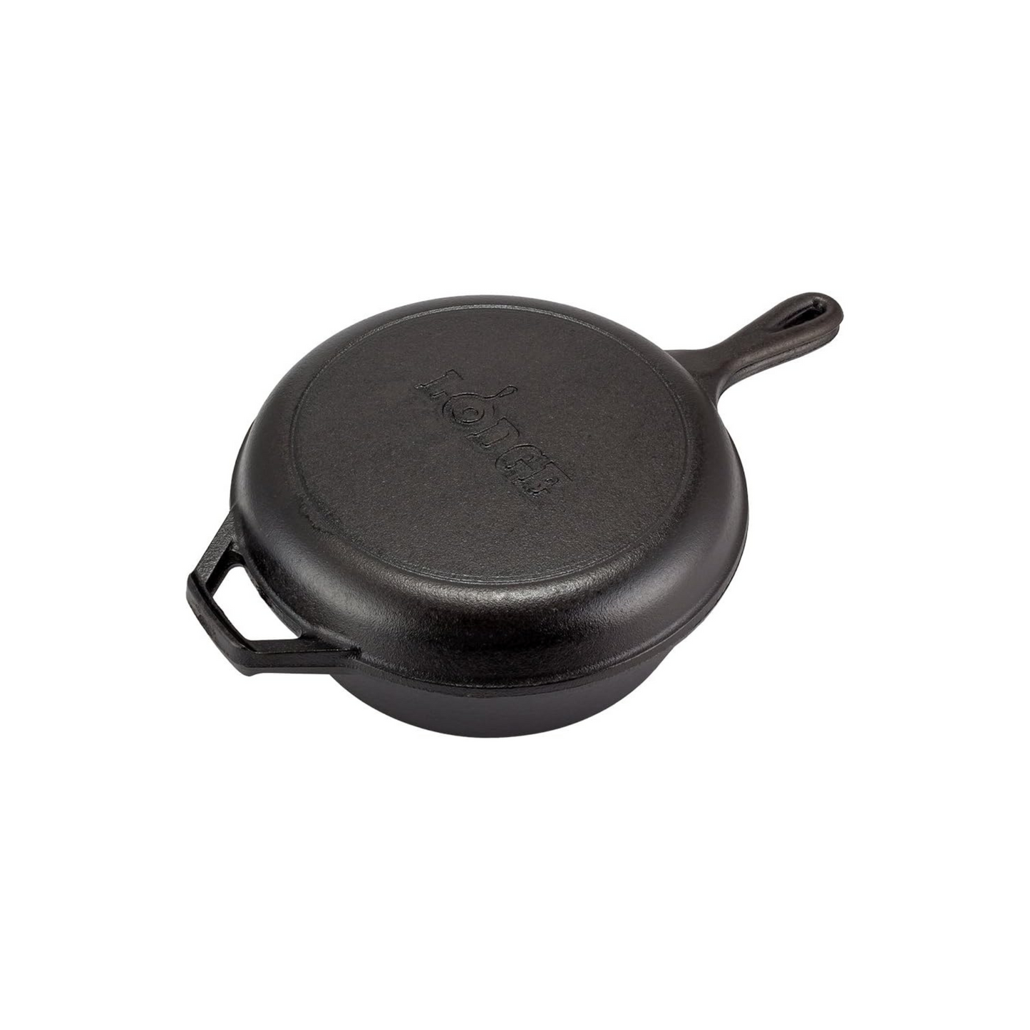 طقم من طنجرة ومقلاة حديد الزهر Cast Iron قياس 27سم من العلامة التجارية Lodge، صنع في أميركا