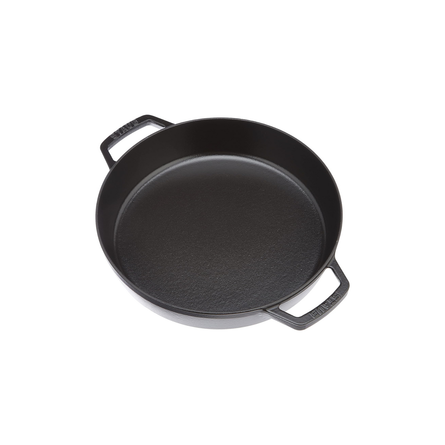 مقلاة وكسرولا متعددة المهام من حديد الزهر Cast Iron المطلي بالمينا قياس 26سم، من العلامة التجارية العالمية "Staub" صنع في فرنسا