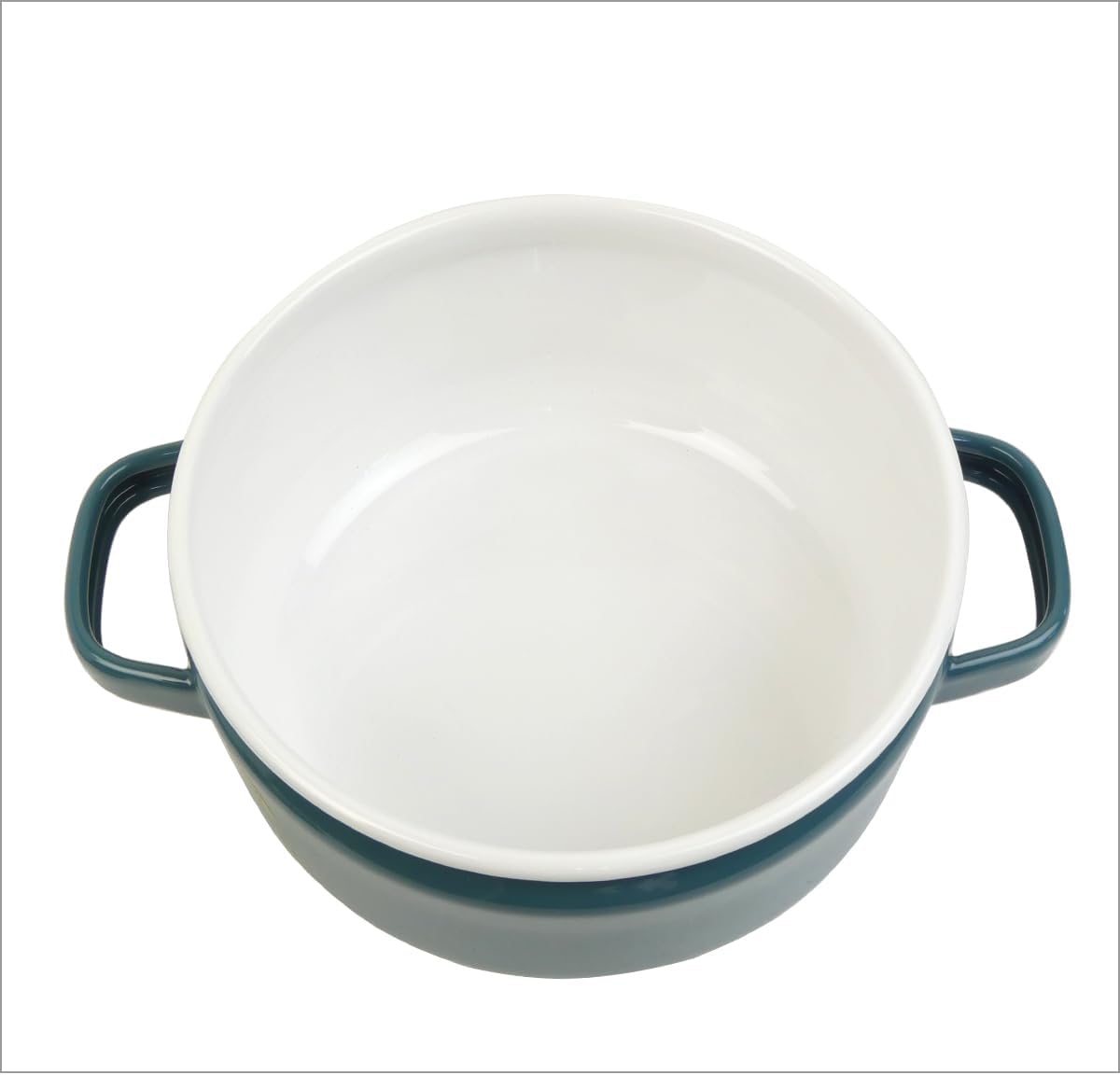 FUJIHORO Japan Solid Series 20cm – قدر كسرولة مينا للغاز ومواقد IH | سعة 3 لتر