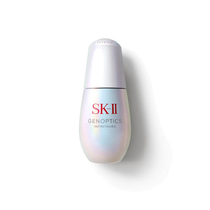 SK-II GenOptics InfinitAura Essence – سيروم تفتيح البشرة للإشراقة والبقع الداكنة مع PITERA™ والنياسيناميد