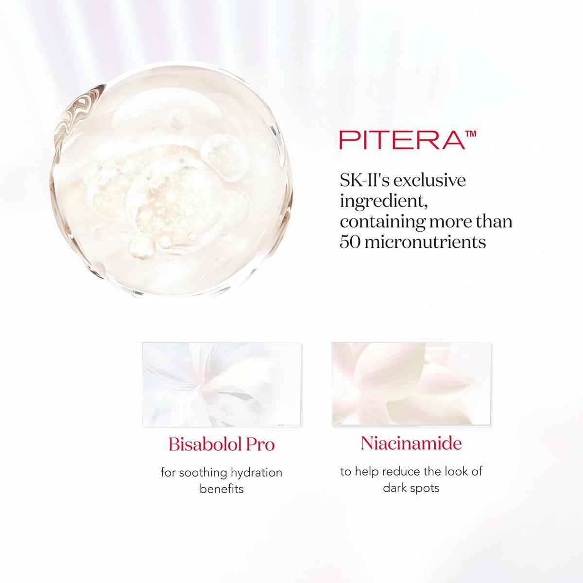 SK-II GenOptics InfinitAura Essence – سيروم تفتيح البشرة للإشراقة والبقع الداكنة مع PITERA™ والنياسيناميد