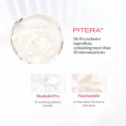 SK-II GenOptics InfinitAura Essence – سيروم تفتيح البشرة للإشراقة والبقع الداكنة مع PITERA™ والنياسيناميد