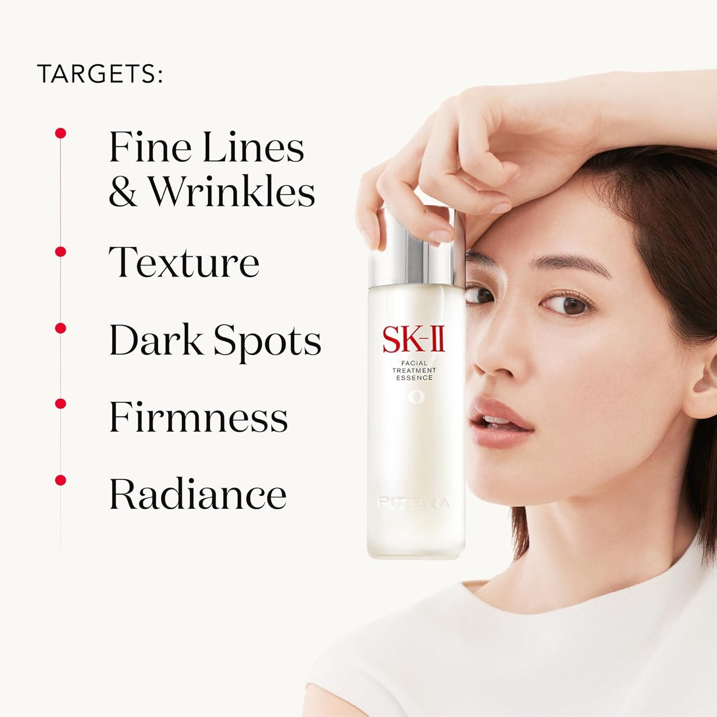 SK-II Facial Treatment Essence – معجزة Pitera™ للعناية العميقة وتجديد البشرة | إشراقة فورية + ترطيب 10 طبقات | يعالج الجفاف والمسام والخشونة | مثالي لكل أنواع البشرة | أحجام متعددة | صنع في اليابان