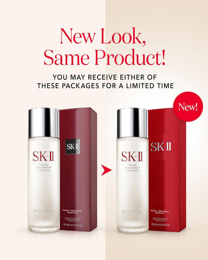 SK-II Facial Treatment Essence – معجزة Pitera™ للعناية العميقة وتجديد البشرة | إشراقة فورية + ترطيب 10 طبقات | يعالج الجفاف والمسام والخشونة | مثالي لكل أنواع البشرة | أحجام متعددة | صنع في اليابان