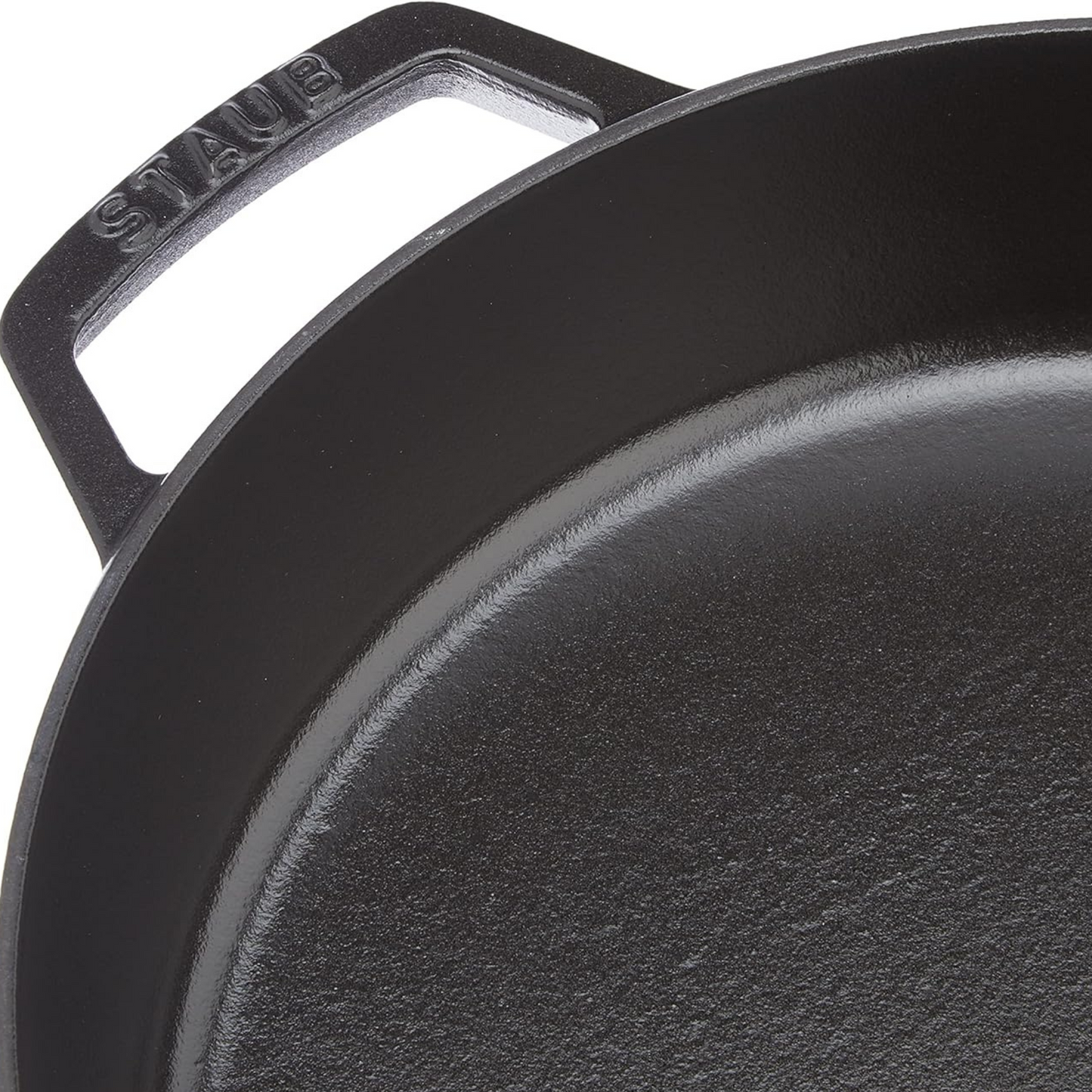مقلاة وكسرولا متعددة الاستخدامات للطبخ والقلي والشوي بالفرن | من حديد الزهر Cast Iron المطلي بالمينا قياس 26سم | من العلامة التجارية الرائدة Staub صنع في فرنسا