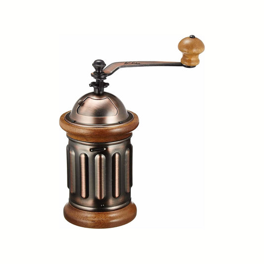 مطحنة القهوة اليدوية من Kalita سعة 70غم | بدن معدني نحاسي ومسننات طحن من حديد الزهر | صنع في اليابان