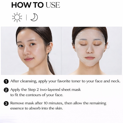 [بكج من 10 ماسك] سلسلة ماسك العناية بخطوتين من Reedle S - يحتوي على العديد من المكونات الفعّالة مثل السيكا وحمض الهايالورونيك والنياسيناميد لعناية فائقة بالبشرة - صنع في كوريا وارد اليابان