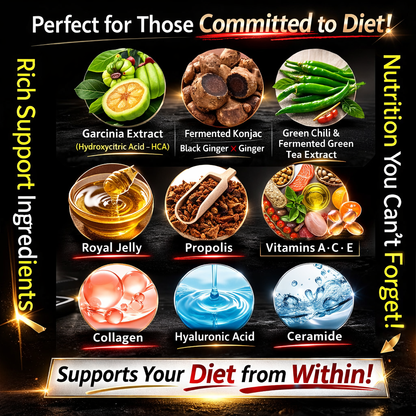 C CLEANSE Charcoal Diet Capsules – مكمل فحمي ياباني لاستهداف دهون البطن وتحسين حركة الأمعاء | بروبيوتيك مقاوم للحمض + زنجبيل أسود + MCT | كبسولة يوميًا لتقليل الدهون الحشوية والانتفاخ | صنع في اليابان