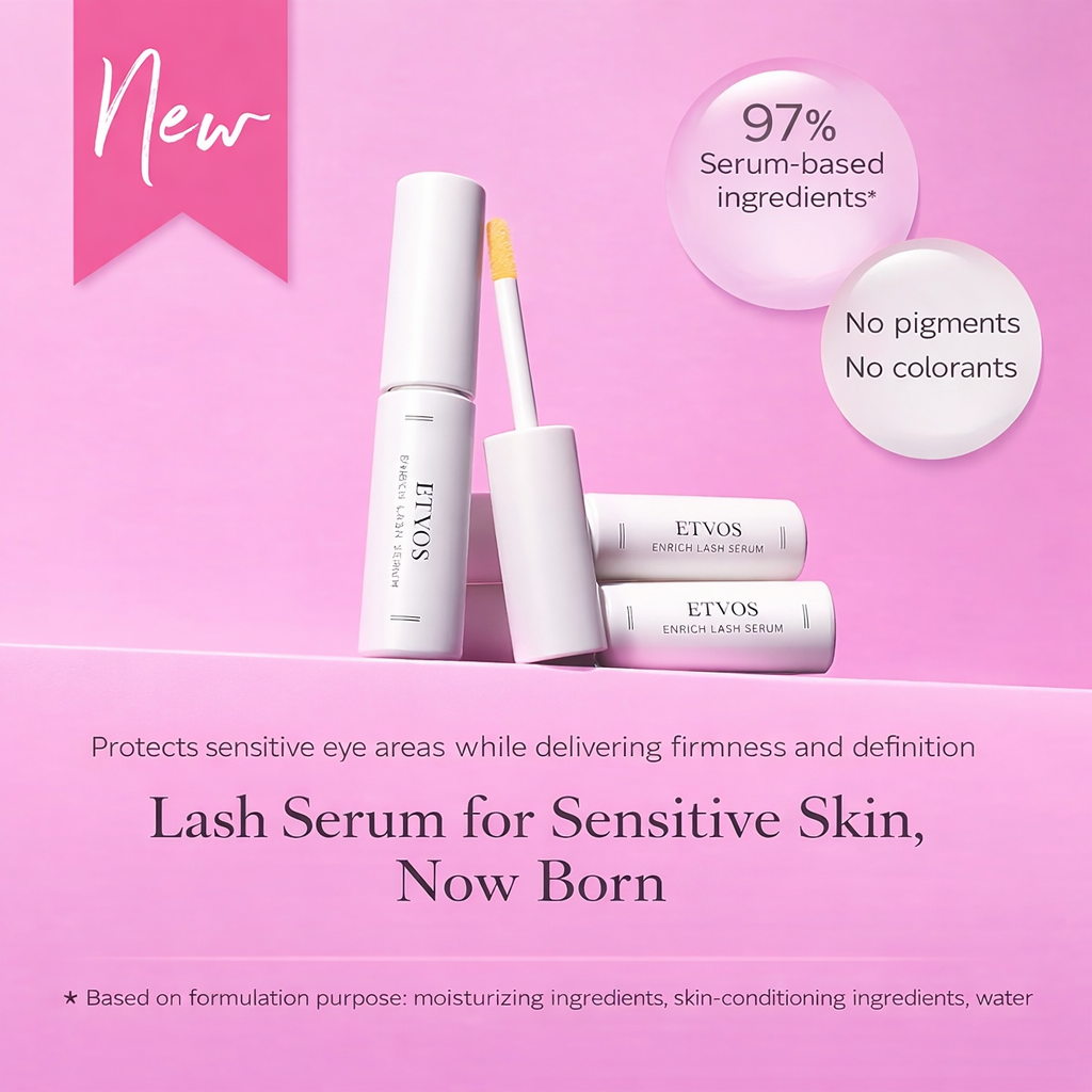سيروم رموش ETVOS العلاجي – عناية فائقة بالرموش بتركيبة 97% سيروم للبشرة الحساسة | صنع في اليابان