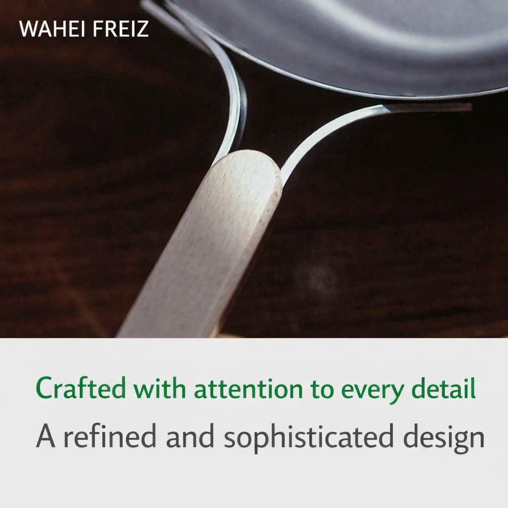ووك ENZO الياباني من Wahei Freize – من الحديد مطروق بخفة مذهلة وحرارة ثابتة من تسوبامي سانجو فيف – قوي ومثالي للقلي السريع والنودلز والطعام الآسيوي – صنع في اليابان