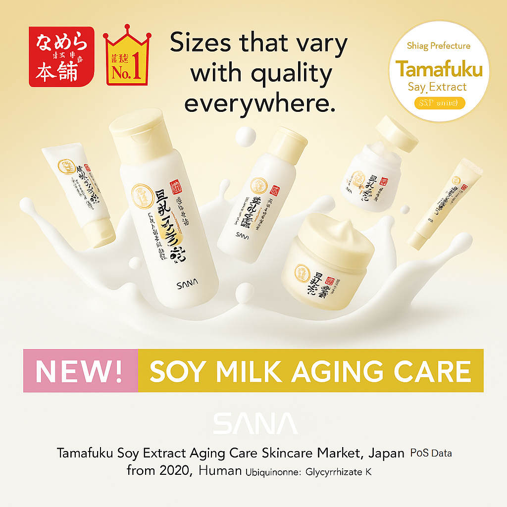 [بكج من عبوتين] لوشن مستخلص حليب الصويا من Sana Nameraka Honpo - غني بالإيزوفلافين والسيراميد وغيرها من المكونات الطبيعية لترطيب عميق ولطيف للبشرة ومقاومة علامات الشيخوخة - صنع في اليابان
