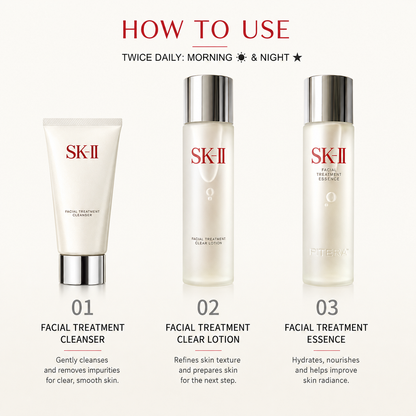 SK-II Facial Treatment Clear Lotion – لوشن لطيف لتقشير وتحسين ملمس ونعومة البشرة  بـAHA و PITERA™