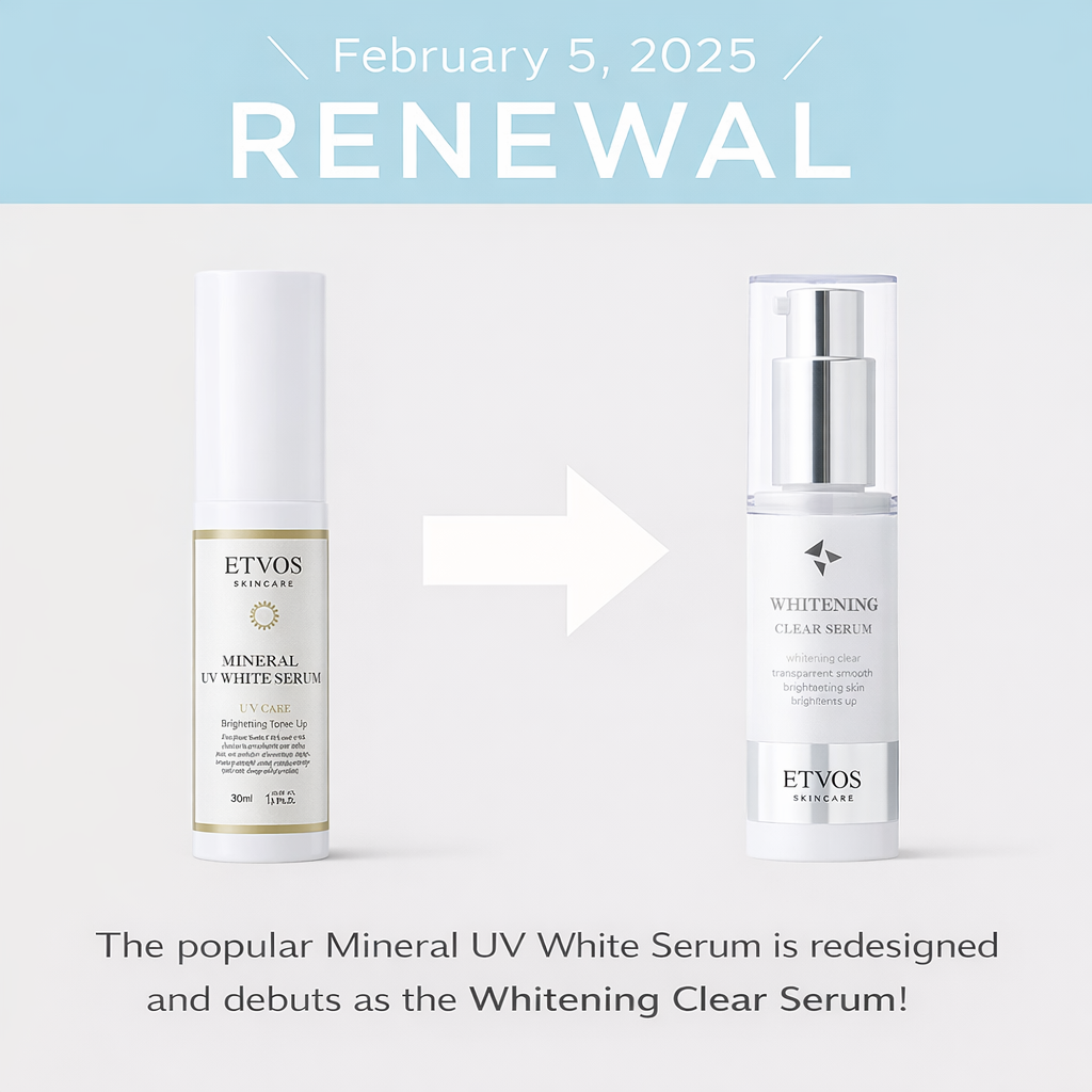 سيروم ETVOS الطبي للتفتيح والحماية من الشمس SPF35 – UV Whitening Clear Serum – من أشهر العلامات اليابانية في العناية بالبشرة الحساسة | صنع في اليابان