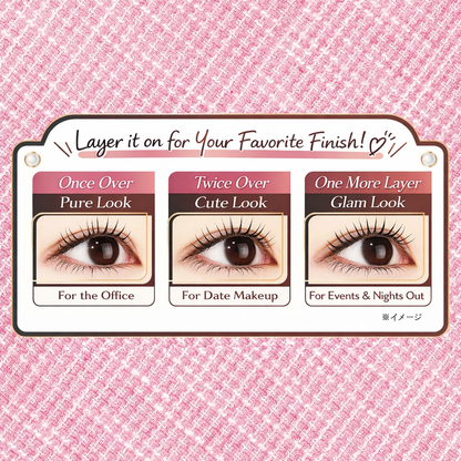 Canmake Tokyo MetalLook Mascara – ماسكارا بمشط معدني فائق الدقة 2.5mm | مقاومة للماء والعرق | تحكم كامل بالكثافة من طبيعي إلى كثيف | 4g | صنع في اليابان