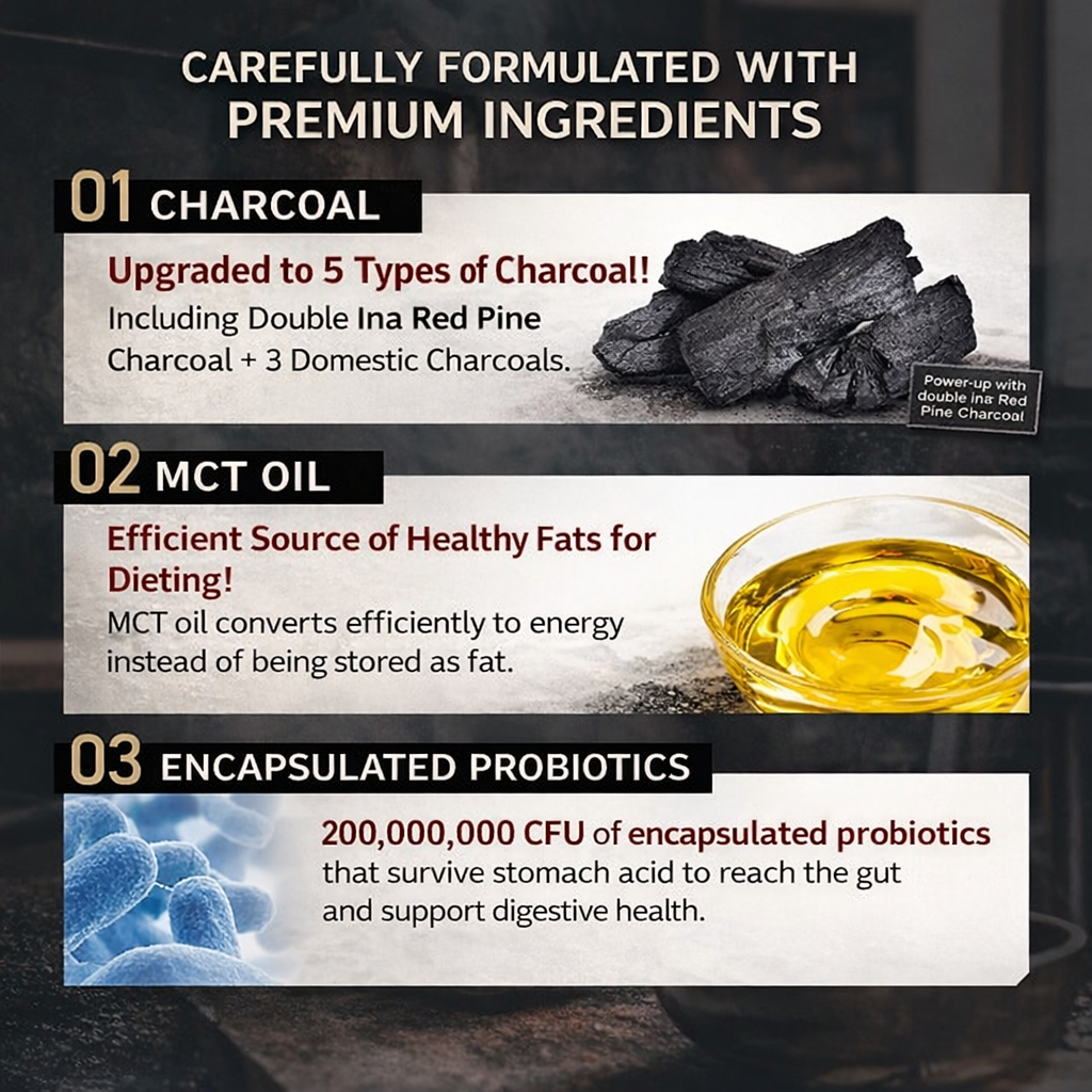 C COFFEE Charcoal Coffee Diet – قهوة الدايت اليابانية المتقدمة لتنظيف الأمعاء وحرق الدهون – مزيج بن برازيلي ممتاز + 3 أنواع من الفحم الغذائي + بروبيوتيك 200 مليون + ألياف ذائبة + MCT Oil – دعم فعّال للخصر والبطن والطاقة اليومية