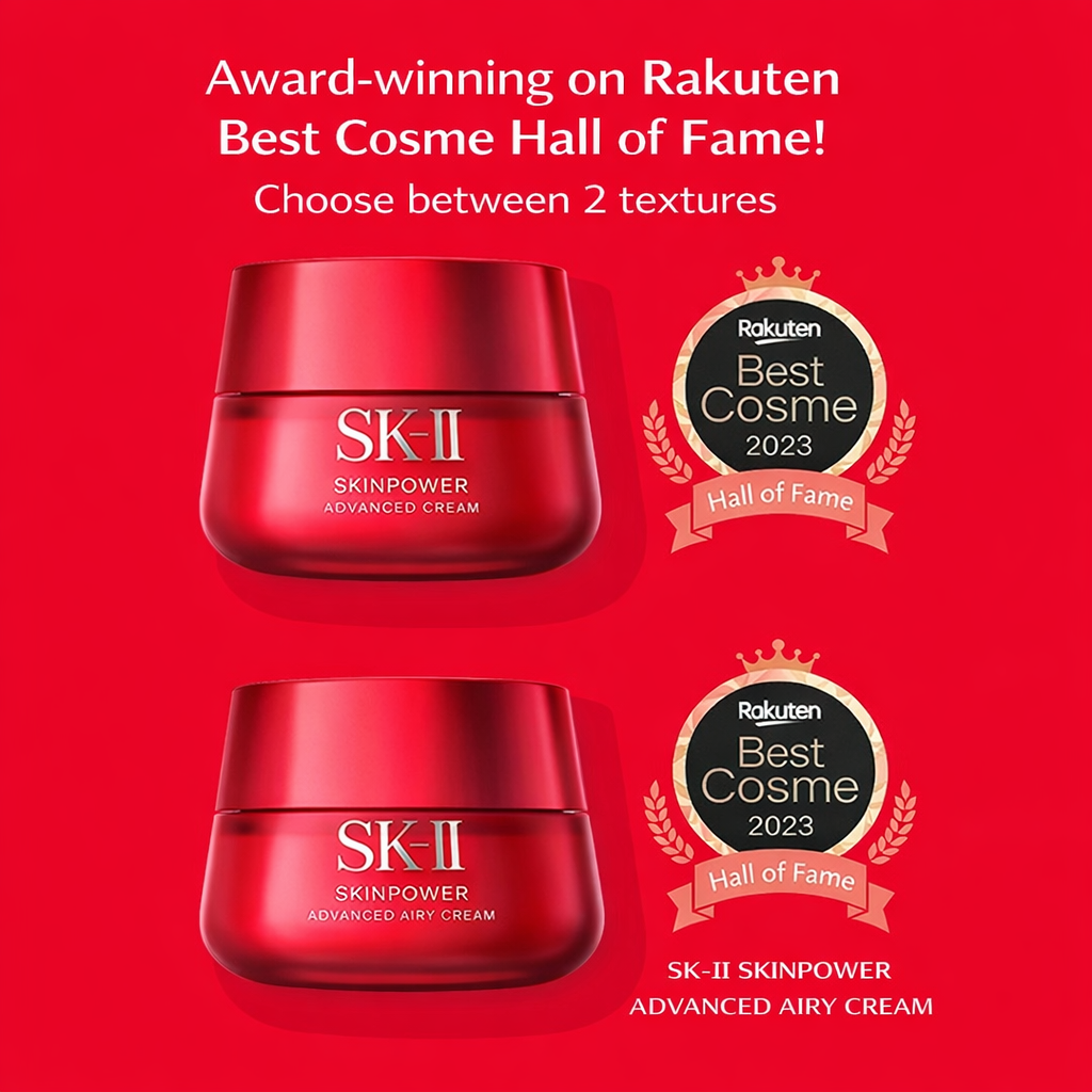 SK-II Skinpower Advanced Cream – كريم مضاد لعلامات التقدّم في السن بخلاصة Pitera™ وتركيبة Microparticle لترطيب عميق وشد البشرة | يناسب جميع أنواع البشرة | مثالي للخريف والشتاء مع رائحة Neroli Orange الناعمة | صنع في اليابان