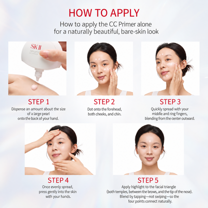 SK-II Genoptics UV Care SPF50+ – واقي شمس وبرايمر PITERA™ متعدد الوظائف