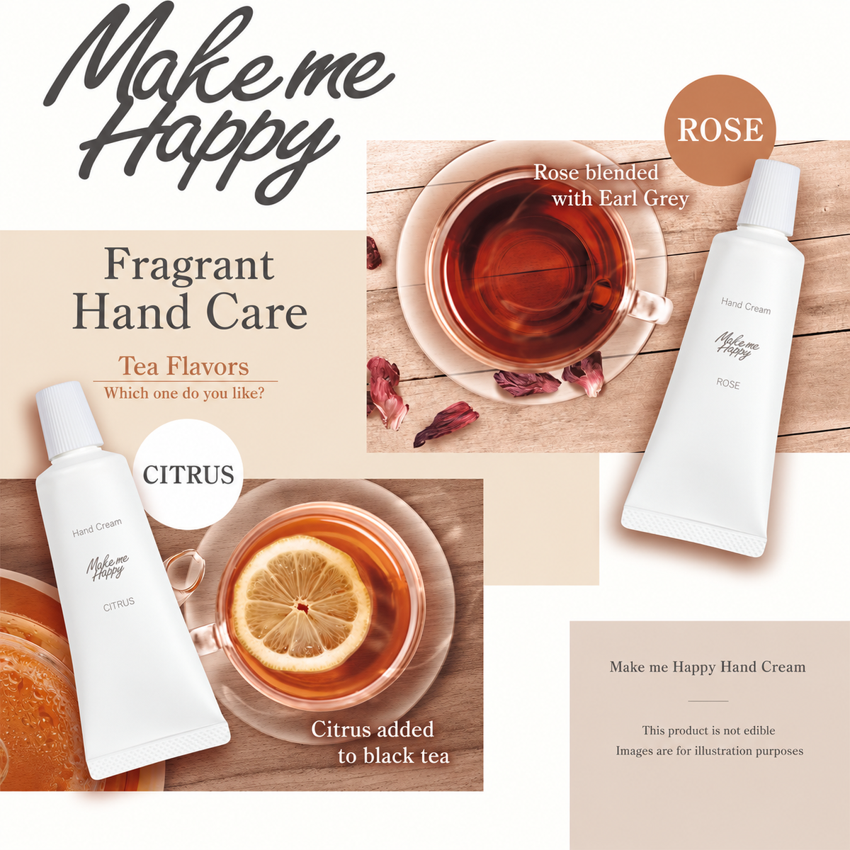 CANMAKE Make Me Happy Hand Cream – كريم يدين مرطب ومعطر | 30 جم