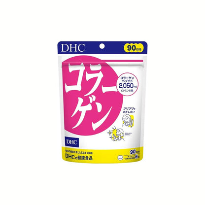 DHC Collagen 2050mg – كبسولات كولاجين بحري للبشرة والمرونة مع فيتاميني B1 وB2 (540 كبسولة / 90 يومًا) - صنع في اليابان