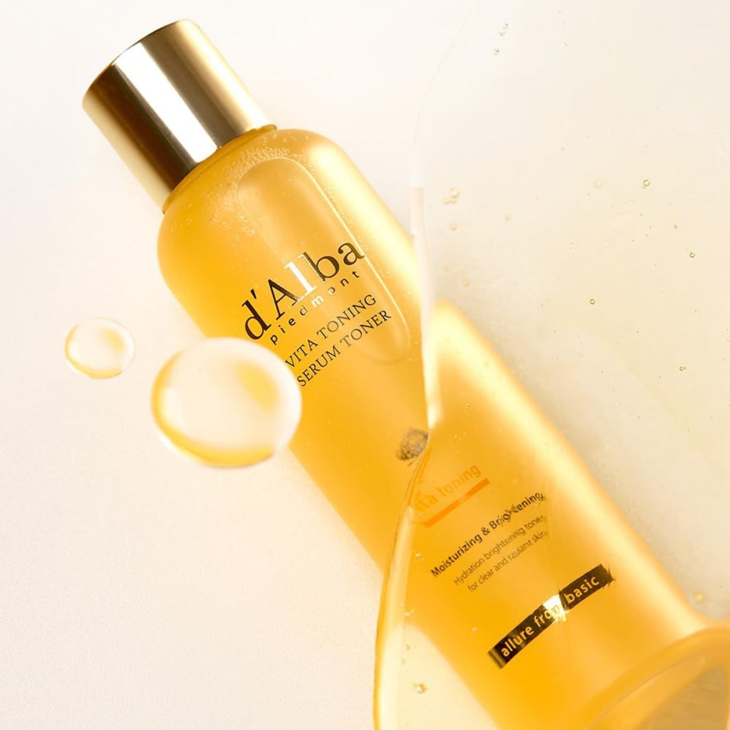 d’Alba Vita Toning Serum Toner – تونر سيرومي للترطيب والتفتيح مع غلوتاثيون 11.76% لنضارة وإشراقة واضحة (180ml) صنع في كوريا وارد اليابان