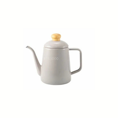إبريق شاي Drip Kettle Cotton Series | من الفولاذ المطلي بالمينا عالي الجودة | سعة 1 لتر وعدة ألوان عصرية | من العلامة التجارية اليابانية الرائدة Fuji Horo