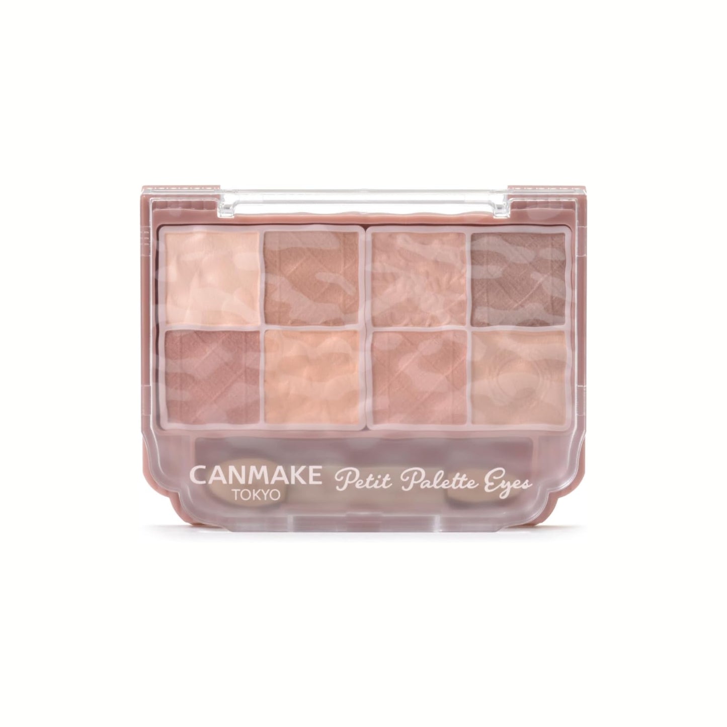 Canmake Petit Palette Eyes (Matte Type) – باليت عيون يابانية 8 ألوان محمولة بحجم مثالي للحقيبة | درجات مات احترافية سهلة الدمج | تشمل فرشاة مزدوجة | ثبات جميل ولمسة مخملية | صنع في اليابان