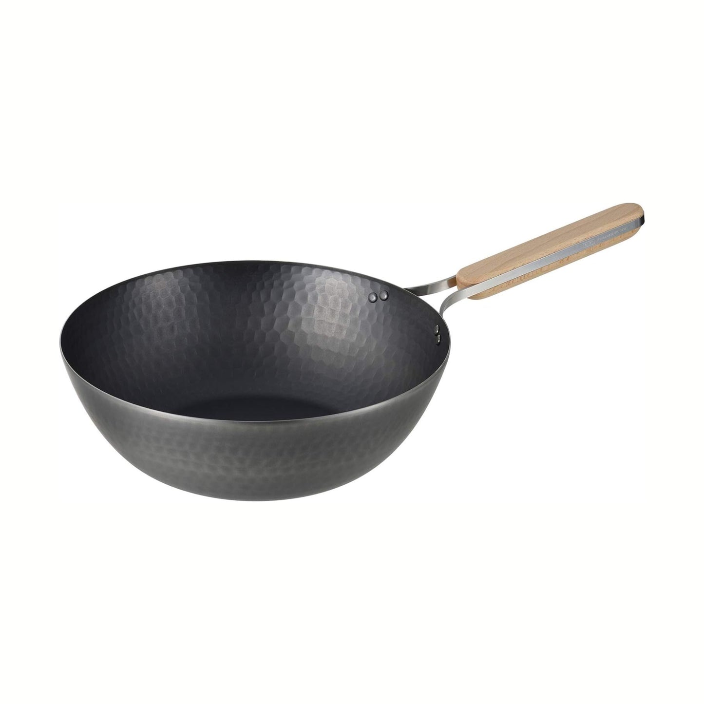 ووك ENZO الياباني من Wahei Freize – من الحديد مطروق بخفة مذهلة وحرارة ثابتة من تسوبامي سانجو فيف – قوي ومثالي للقلي السريع والنودلز والطعام الآسيوي – صنع في اليابان