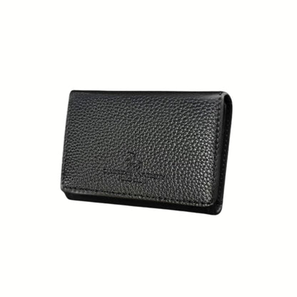 محفظة صغيرة ثلاثية الطي لكلا الجنسين من الجلد الطبيعي | عدة ألوان وتصاميم | من البراند الإيطالي Luciano Valentino