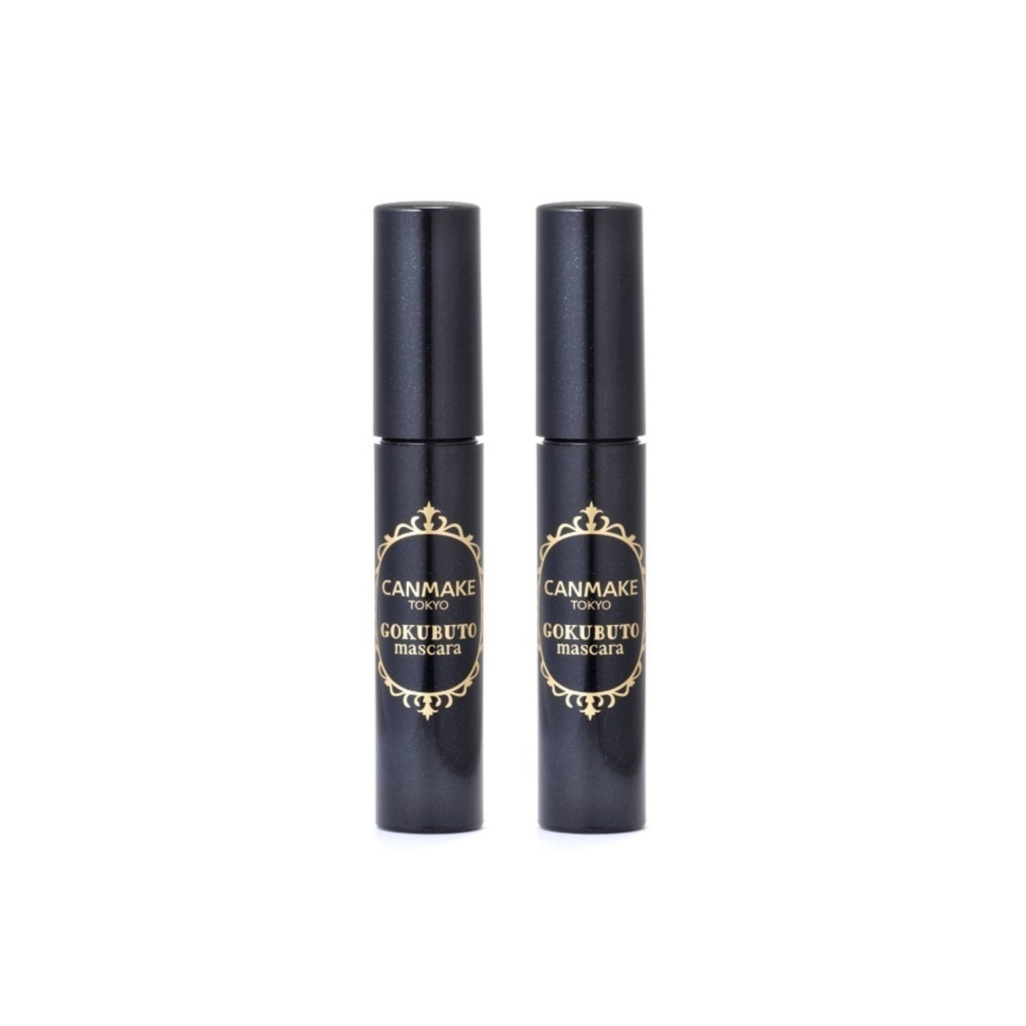 [بكج من قطعتين] Canmake Tokyo Gokubuto Mascara – ماسكارا تكثيف ورفع للرموش بتركيبة مقاومة للماء، حجم كبير بدون تكتّل، فرشاة منحنية لالتقاط كل رمش – سهلة الإزالة بالماء الدافئ – صناعة يابانية