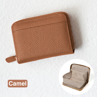 محفظة يد من الجلد الطبيعي الفاخر | مساحة تخزينية ممتازة وعدة ألوان عصرية | من البراند الياباني Lasiem