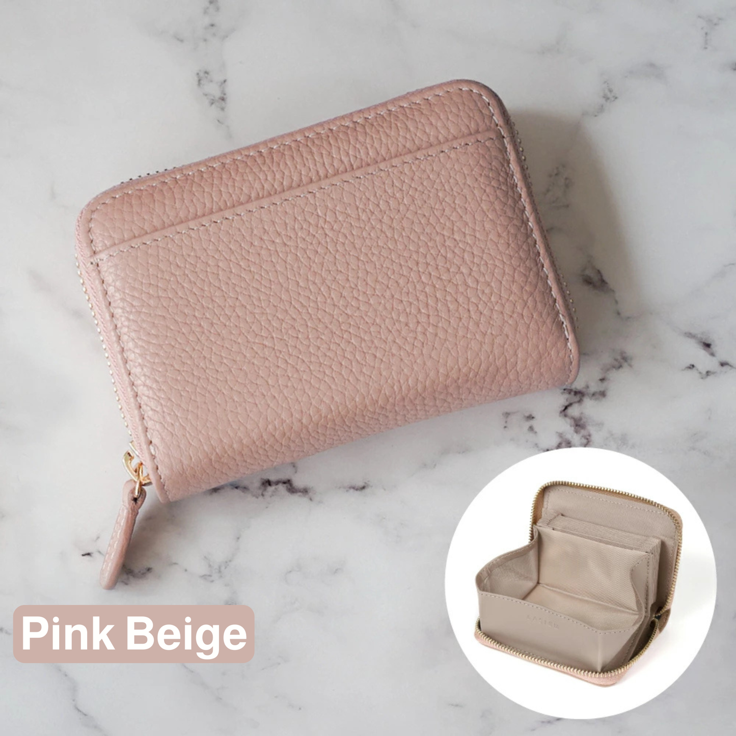 محفظة يد من الجلد الطبيعي الفاخر | مساحة تخزينية ممتازة وعدة ألوان عصرية | من البراند الياباني Lasiem