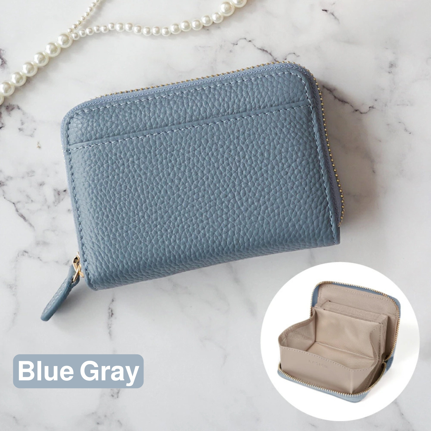 محفظة يد من الجلد الطبيعي الفاخر | مساحة تخزينية ممتازة وعدة ألوان عصرية | من البراند الياباني Lasiem