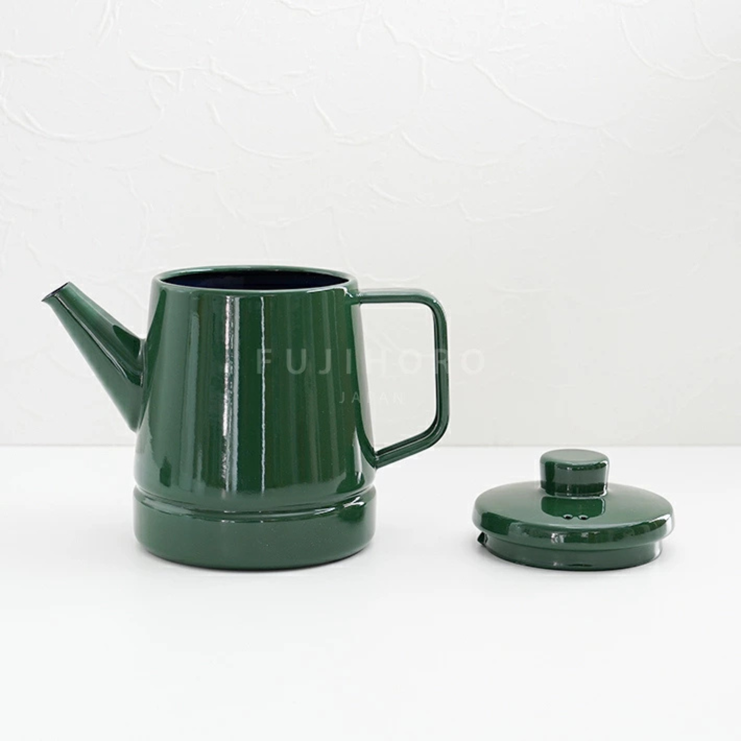 FUJIHORO Japan Solid Series Coffee Pot – إبريق وغلاية قهوة من الفولاذ المطلي بالمينا | 1.6 لتر