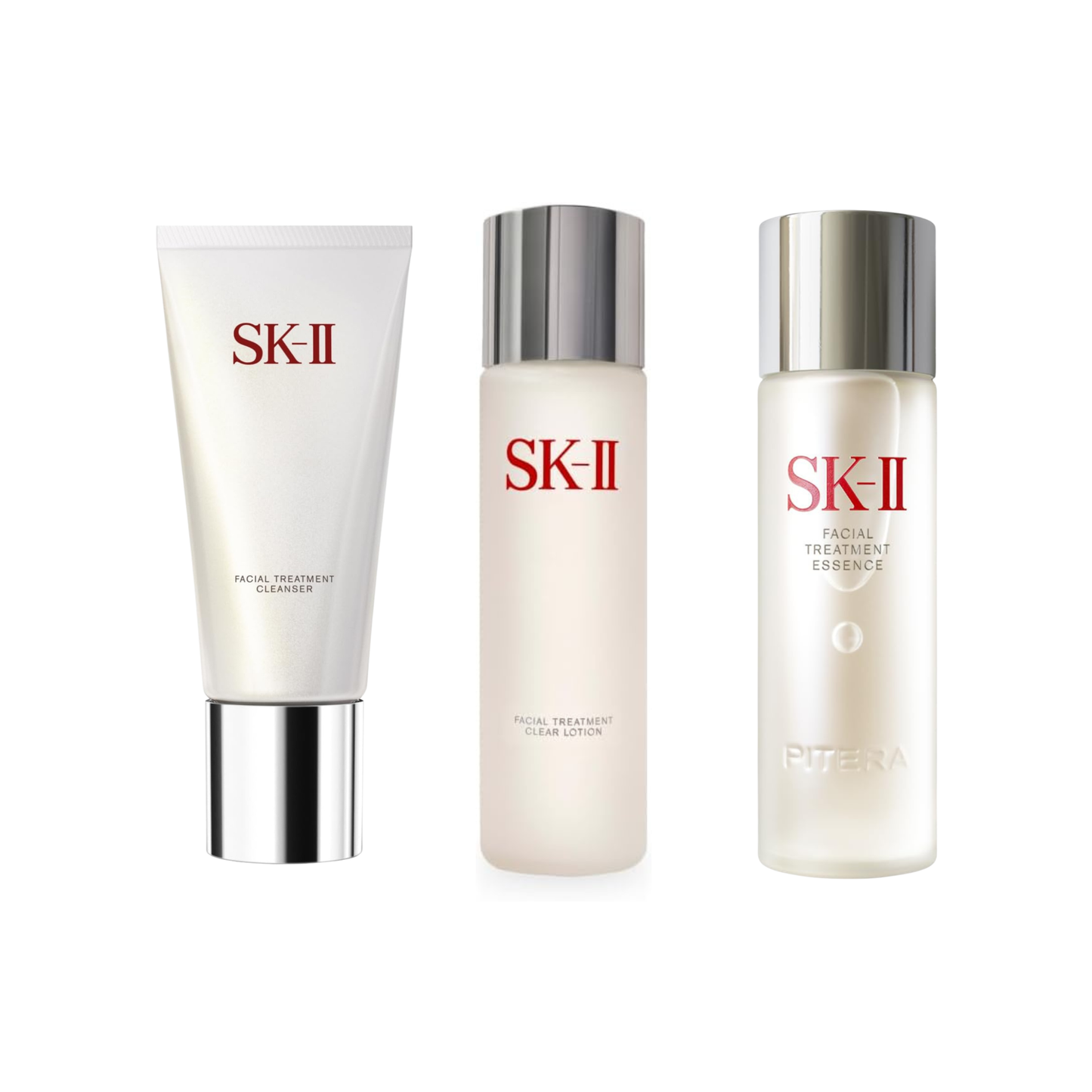 SK-II Facial Treatment 3-Piece Set – مجموعة تنظيف ولوشن وPITERA™ Essence