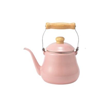 FUJIHORO Japan Enamel Drip Kettle – غلاية تقطير القهوة وإبريق من المينا | 1.5 لتر