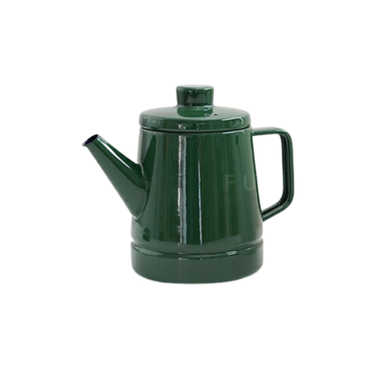 FUJIHORO Japan Solid Series Coffee Pot – إبريق وغلاية قهوة من الفولاذ المطلي بالمينا | 1.6 لتر