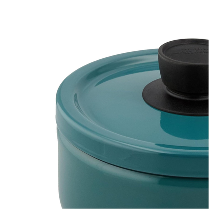 FUJIHORO Japan Solid Series Enamel Saucepan 18cm – قدر صوص فولاذ مطلي بالمينا سعة 2.2لتر |  للغاز وIH