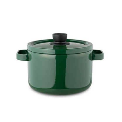 طاجن Fuji Horo Solid الياباني من الفولاذ المطلي بالمينا مقاس 22 سم وسعة 5.6 لتر والمتوافق مع مواقد IH