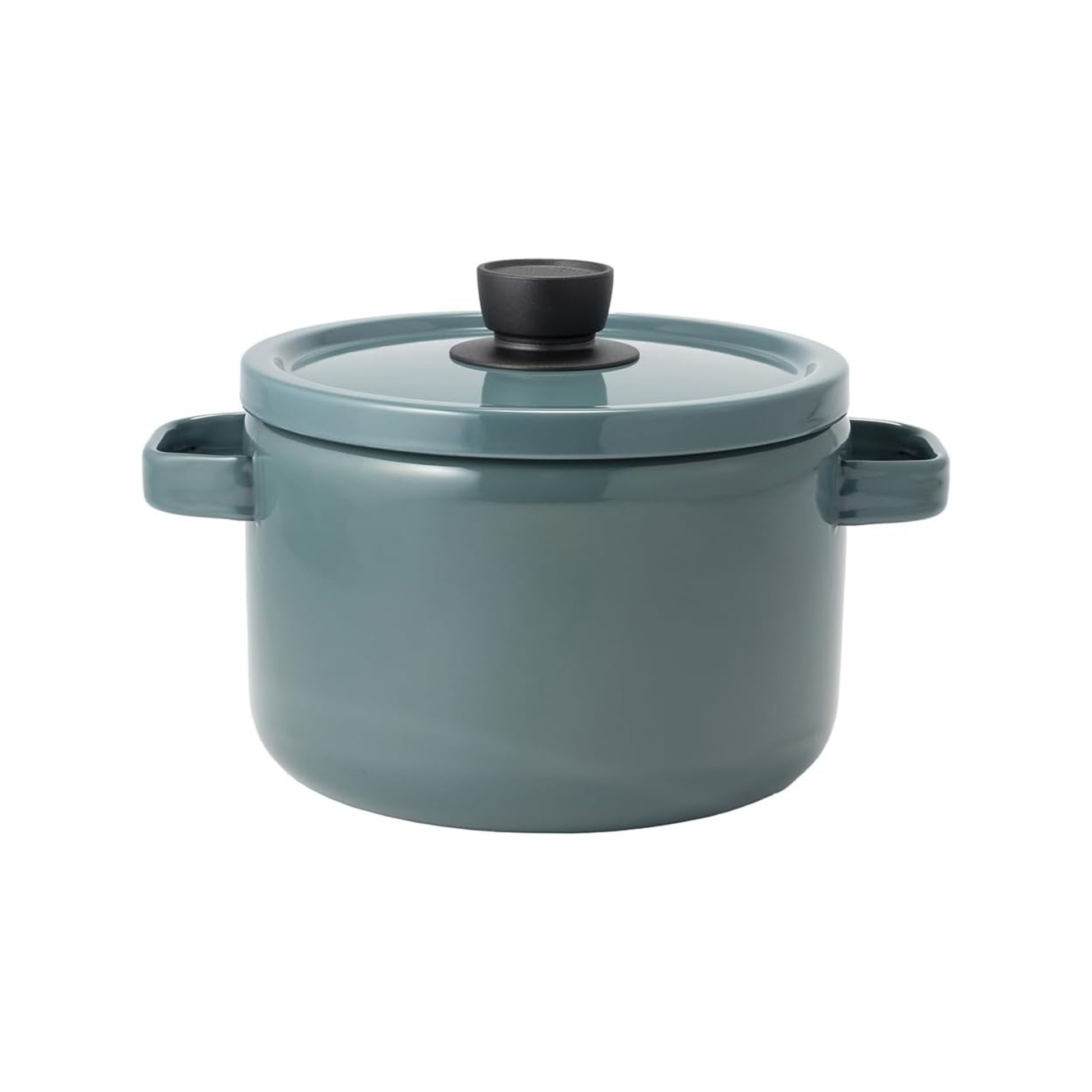 طاجن Fuji Horo Solid الياباني من الفولاذ المطلي بالمينا مقاس 22 سم وسعة 5.6 لتر والمتوافق مع مواقد IH