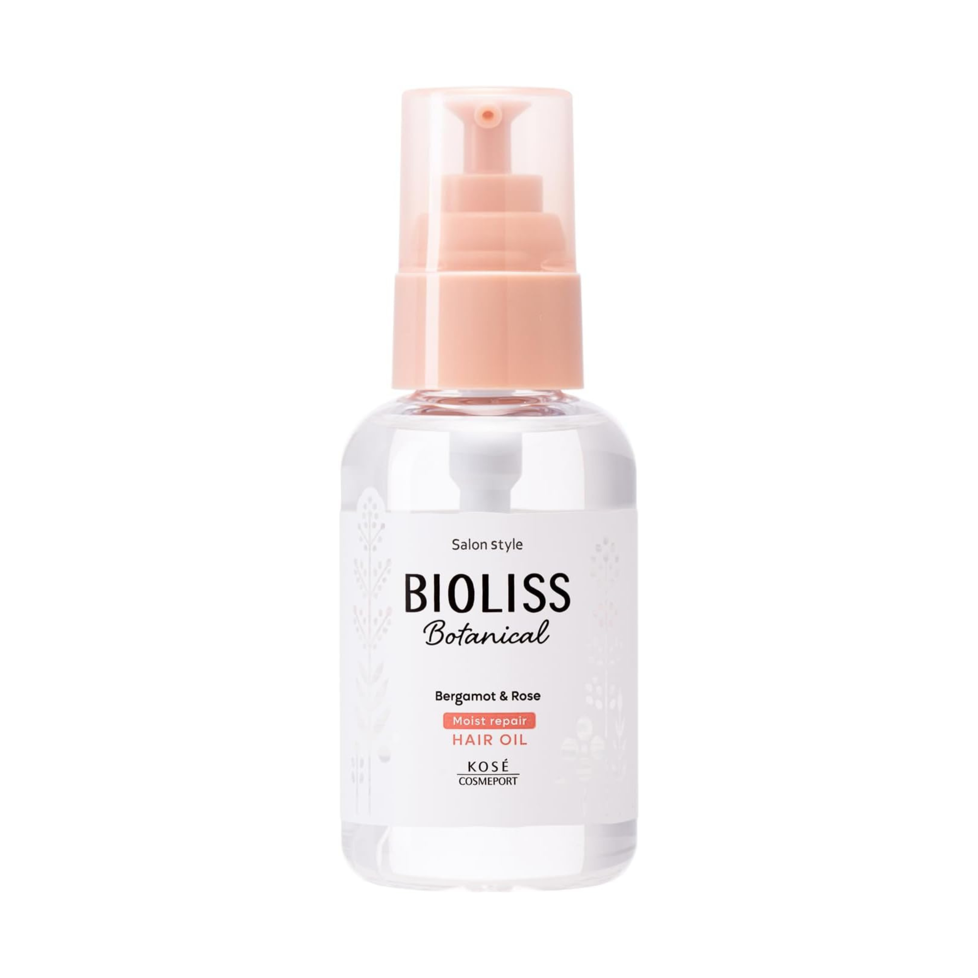 زيت الشعر الياباني SALON STYLE BIOLISS Botanical Moist Repair للشعر شديد التلف برائحة البرغموت والورد حجم 80 مل