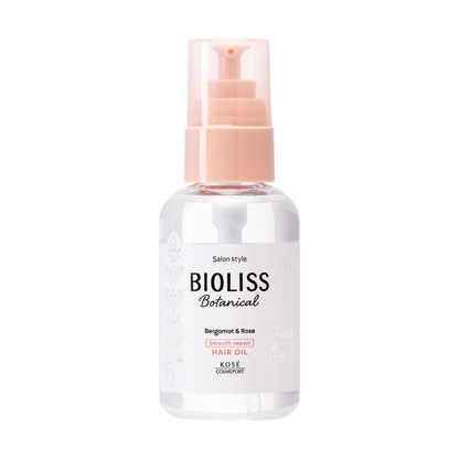 زيت الشعر الياباني SALON STYLE BIOLISS Botanical Smooth Repair لتنعيم الشعر الجاف والمتطاير حجم 80 مل