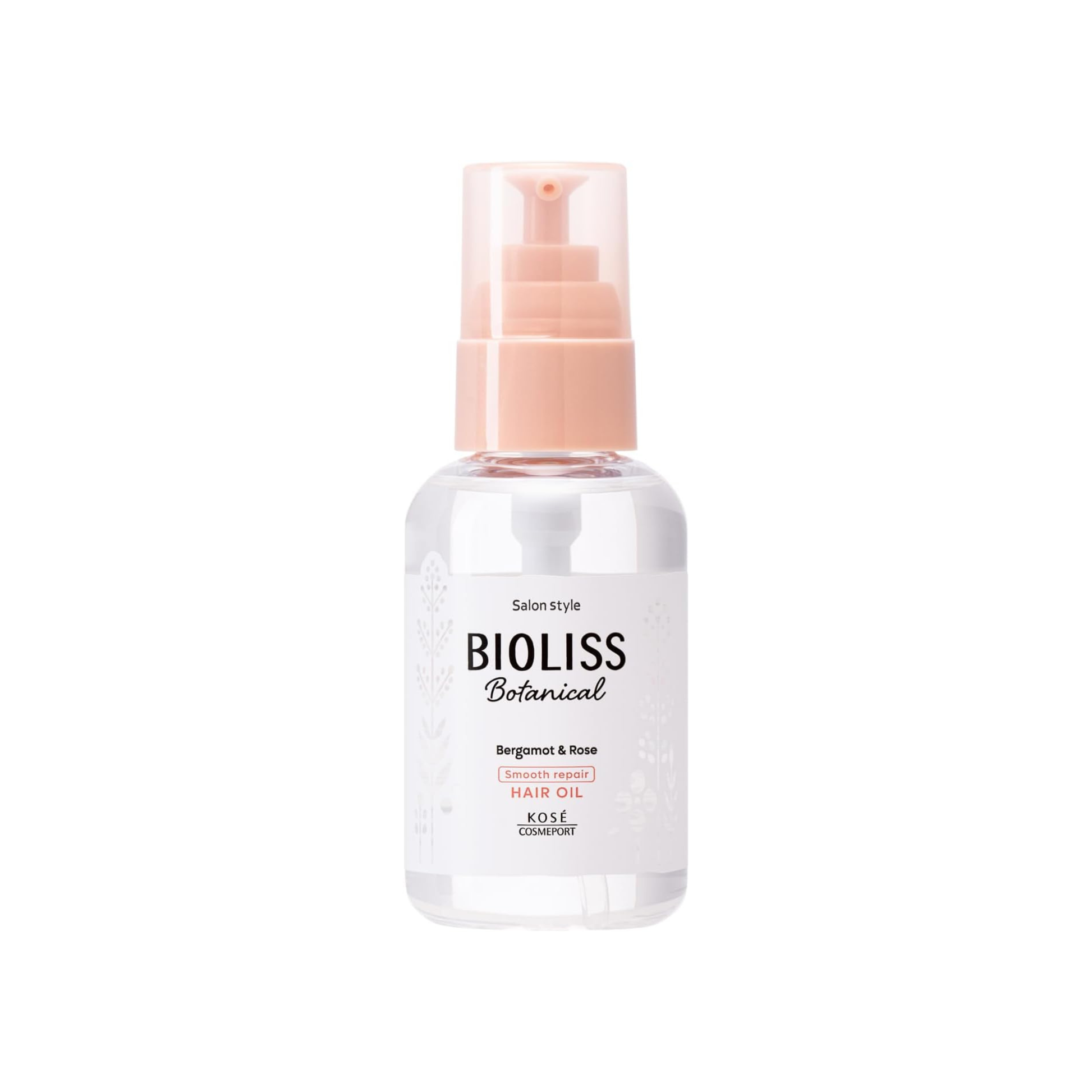 زيت الشعر الياباني SALON STYLE BIOLISS Botanical Moist Repair للشعر شديد التلف برائحة البرغموت والورد حجم 80 مل