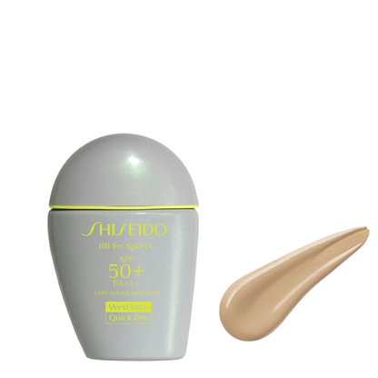 واقي شمس SHISEIDO BB for Sports QD بدرجة Medium Dark مع حماية SPF50+ PA++++ حجم 30 مل.