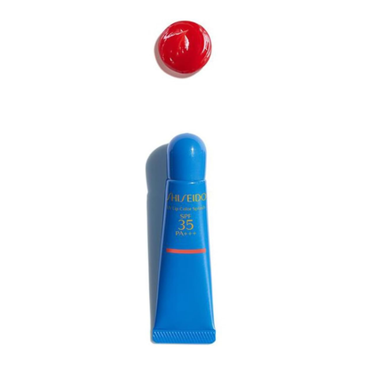 جلوس شفاه SHISEIDO UV Lip Color Splash بدرجة Uluru Red الحمراء مع حماية SPF35 PA++++