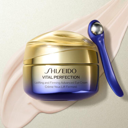 SHISEIDO Vital Perfection Advanced Eye Cream – كريم بخلاصة الريتينول للعناية بمنطقة حول العين | 15g